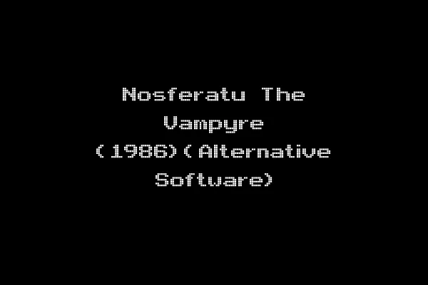 Nosferatu The Vampyre (1986)(Alternative Software)