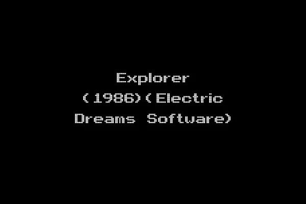 Explorer (1986)(Electric Dreams Software)