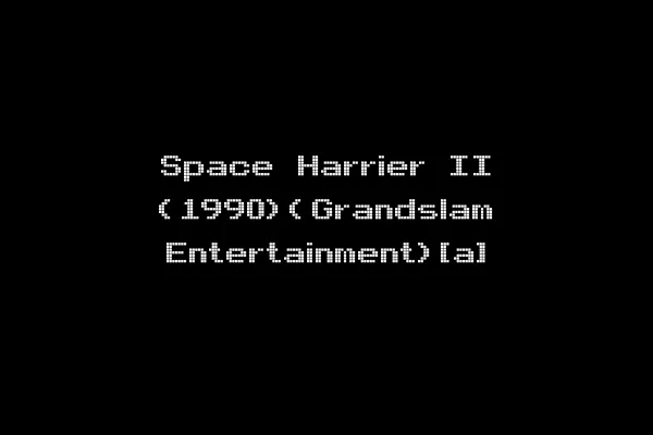 Space Harrier II (1990)(Grandslam Entertainment)[a]