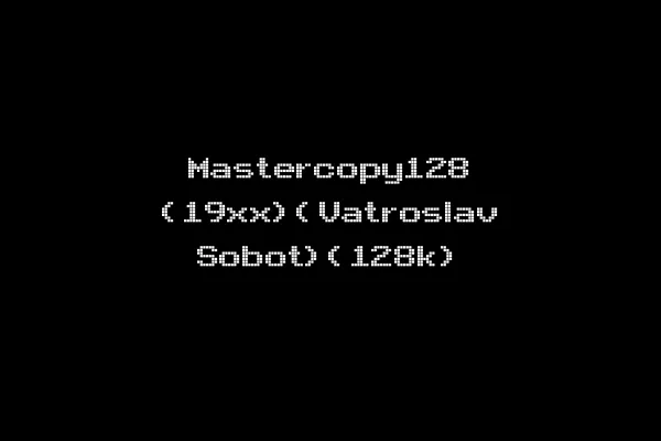 Mastercopy128 (19xx)(Vatroslav Sobot)(128k)