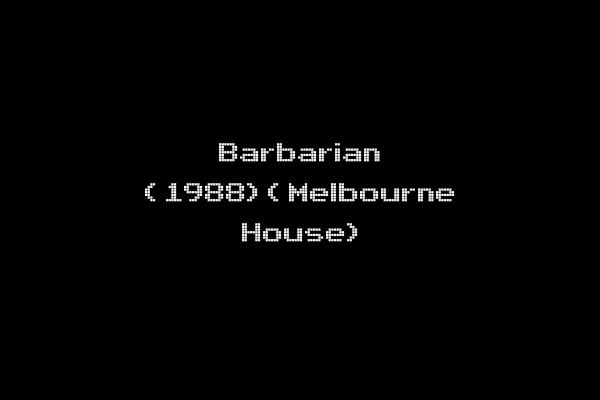 Barbarian (1988)(Melbourne House)