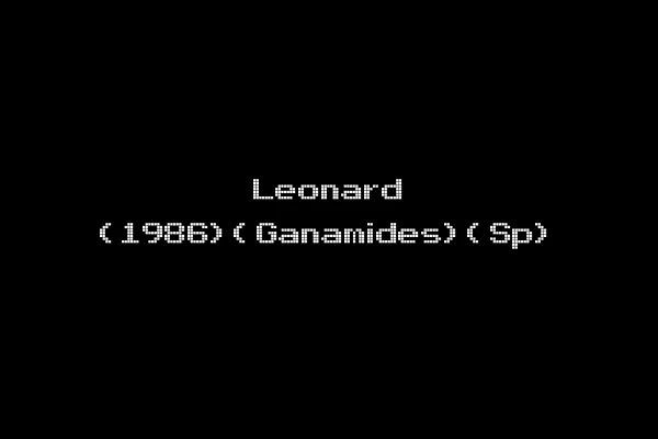 Leonard (1986)(Ganamides)(Sp)