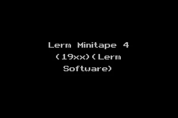 Lerm Minitape 4 (19xx)(Lerm Software)