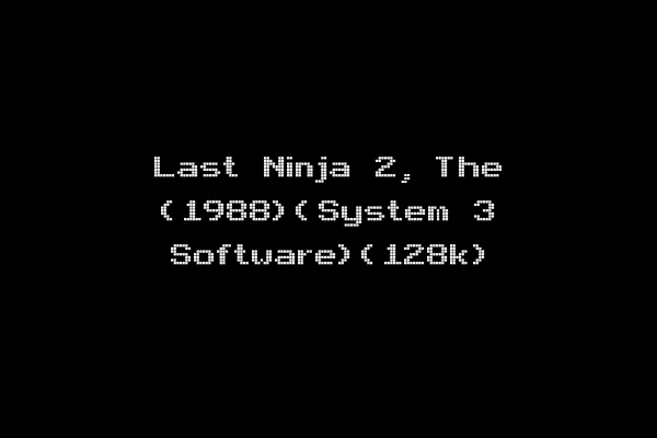 Last Ninja 2, The (1988)(System 3 Software)(128k)