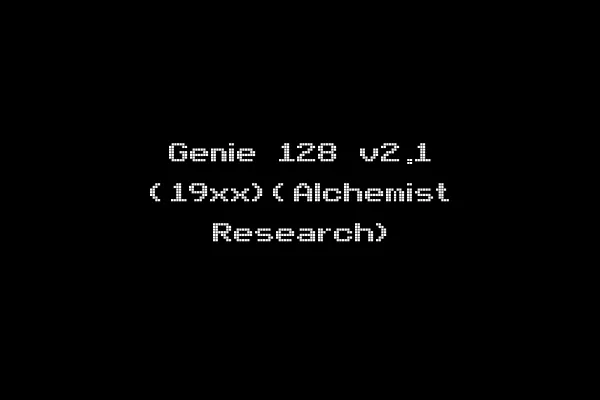 Genie 128 v2.1 (19xx)(Alchemist Research)