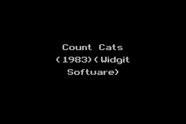 Count Cats (1983)(Widgit Software)