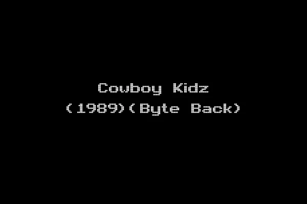 Cowboy Kidz (1989)(Byte Back)