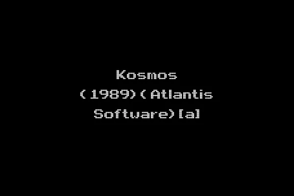 Kosmos (1989)(Atlantis Software)[a]