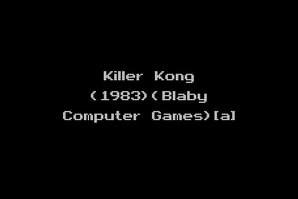 Killer Kong (1983)(Blaby Computer Games)[a]