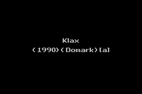 Klax (1990)(Domark)[a]