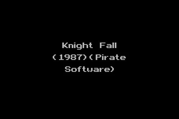 Knight Fall (1987)(Pirate Software)