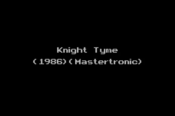 Knight Tyme (1986)(Mastertronic)