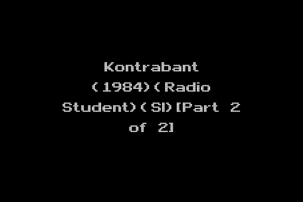 Kontrabant (1984)(Radio Student)(Sl)[Part 2 of 2]