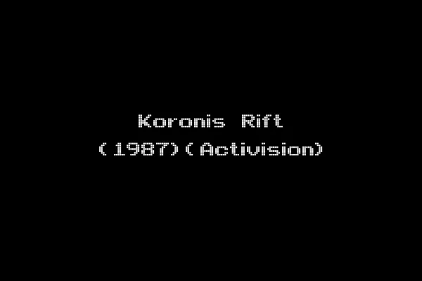 Koronis Rift (1987)(Activision)