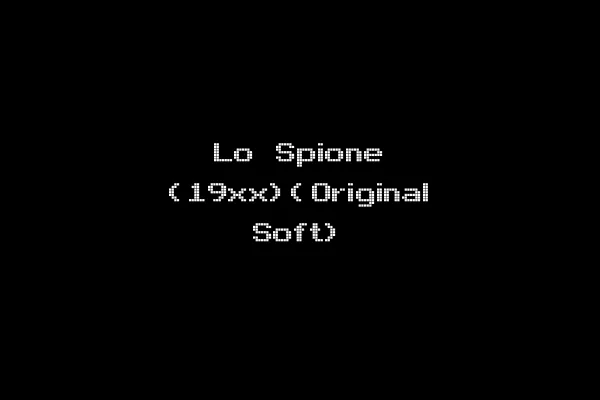 Lo Spione (19xx)(Original Soft)