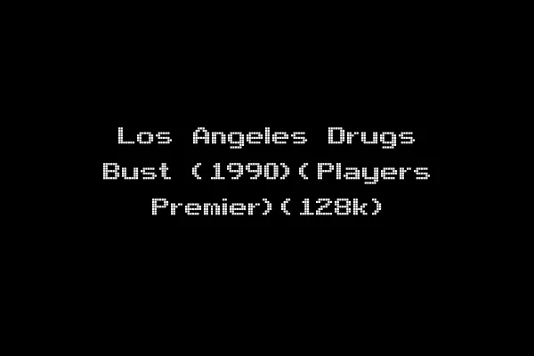 Los Angeles Drugs Bust (1990)(Players Premier)(128k)