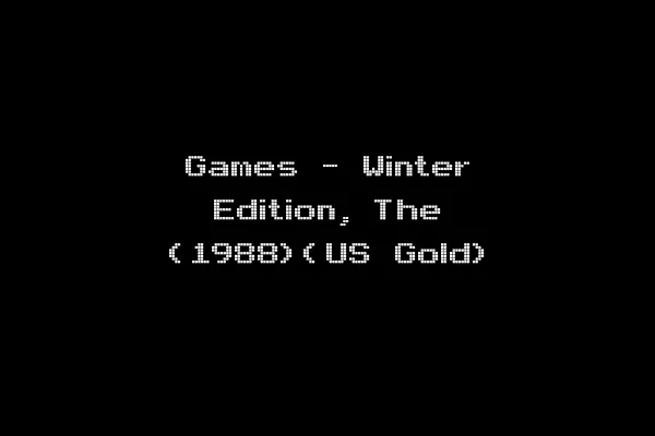 Games - Winter Edition, The (1988)(US Gold)