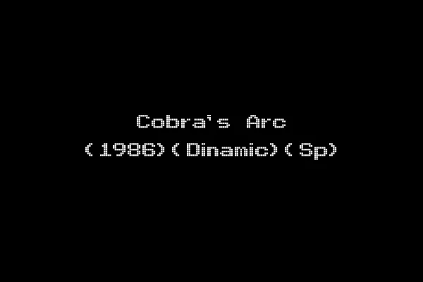 Cobra's Arc (1986)(Dinamic)(Sp)