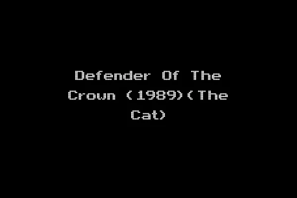 Defender Of The Crown (1989)(The Cat)