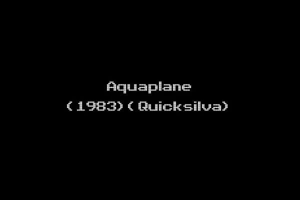 Aquaplane (1983)(Quicksilva)