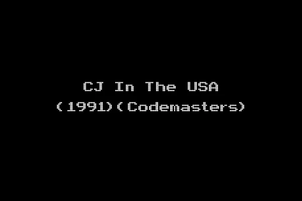 CJ In The USA (1991)(Codemasters)
