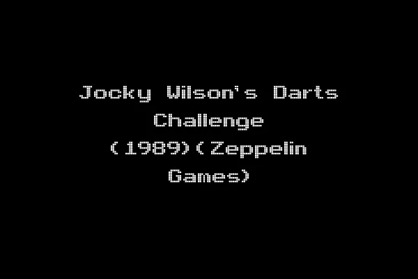 Jocky Wilson's Darts Challenge (1989)(Zeppelin Games)