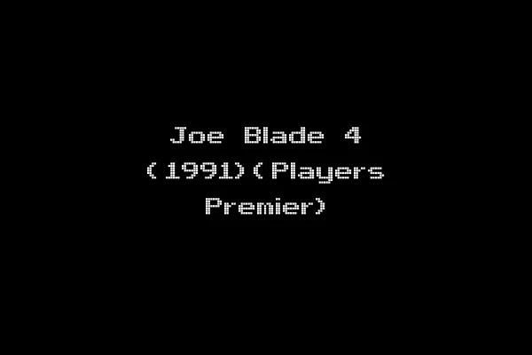 Joe Blade 4 (1991)(Players Premier)
