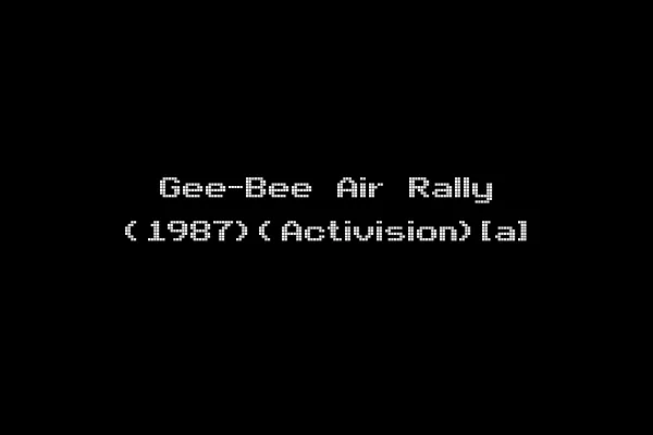 Gee-Bee Air Rally (1987)(Activision)[a]