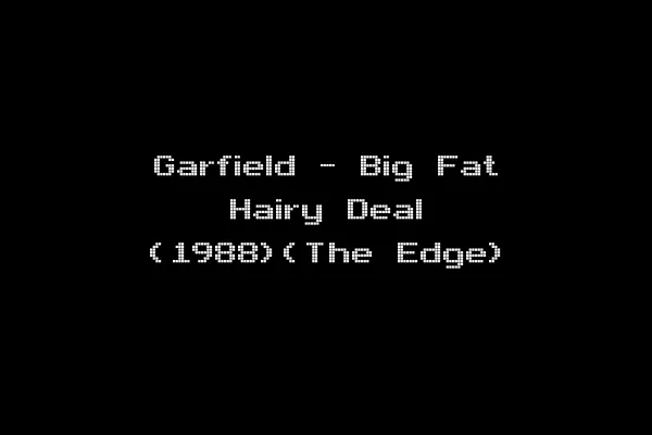 Garfield - Big Fat Hairy Deal (1988)(The Edge)