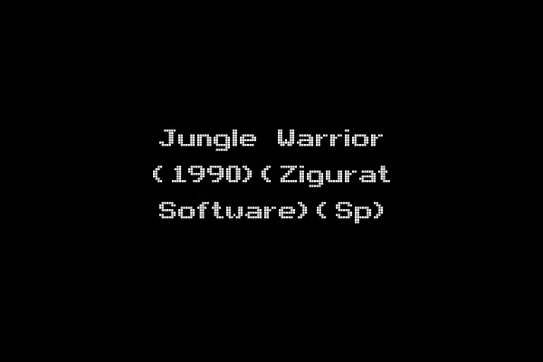 Jungle Warrior (1990)(Zigurat Software)(Sp)