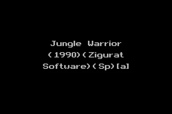 Jungle Warrior (1990)(Zigurat Software)(Sp)[a]
