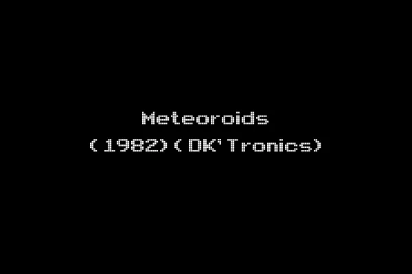 Meteoroids (1982)(DK'Tronics)