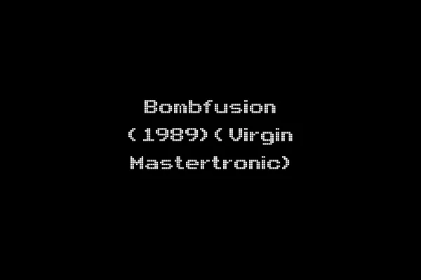 Bombfusion (1989)(Virgin Mastertronic)