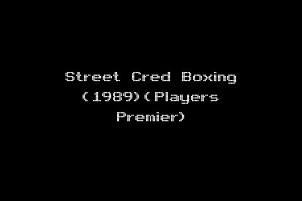 Street Cred Boxing (1989)(Players Premier)