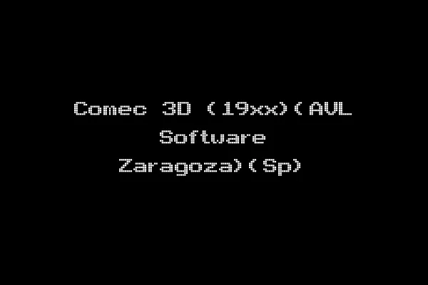 Comec 3D (19xx)(AVL Software Zaragoza)(Sp)