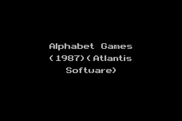 Alphabet Games (1987)(Atlantis Software)