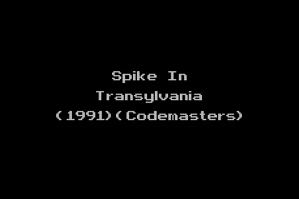 Spike In Transylvania (1991)(Codemasters)