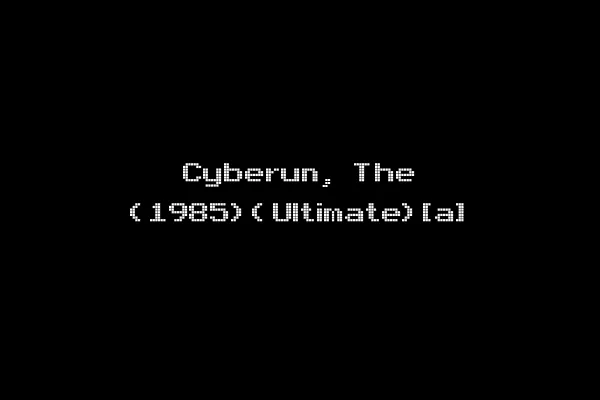 Cyberun, The (1985)(Ultimate)[a]