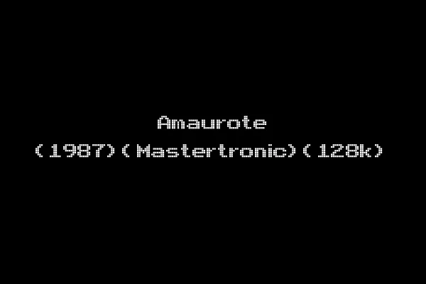 Amaurote (1987)(Mastertronic)(128k)
