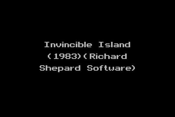 Invincible Island (1983)(Richard Shepard Software)