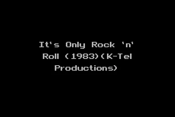 It's Only Rock 'n' Roll (1983)(K-Tel Productions)