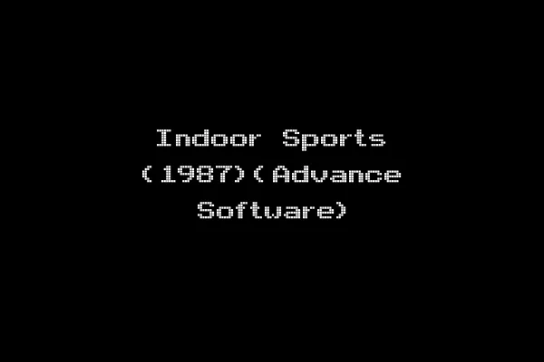 Indoor Sports (1987)(Advance Software)