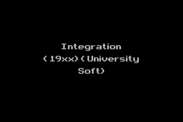 Integration (19xx)(University Soft)