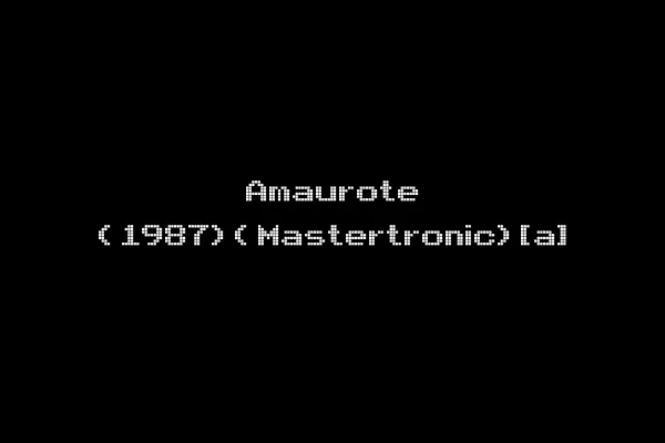 Amaurote (1987)(Mastertronic)[a]