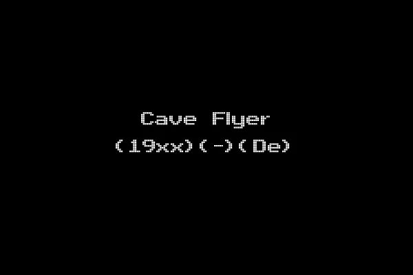 Cave Flyer (19xx)(-)(De)