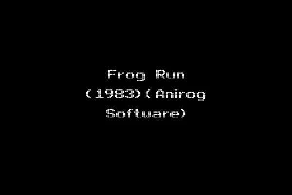 Frog Run (1983)(Anirog Software)
