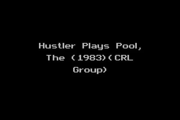 Hustler Plays Pool, The (1983)(CRL Group)