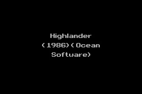 Highlander (1986)(Ocean Software)