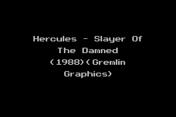 Hercules - Slayer Of The Damned (1988)(Gremlin Graphics)