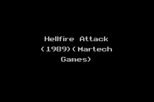 Hellfire Attack (1989)(Martech Games)